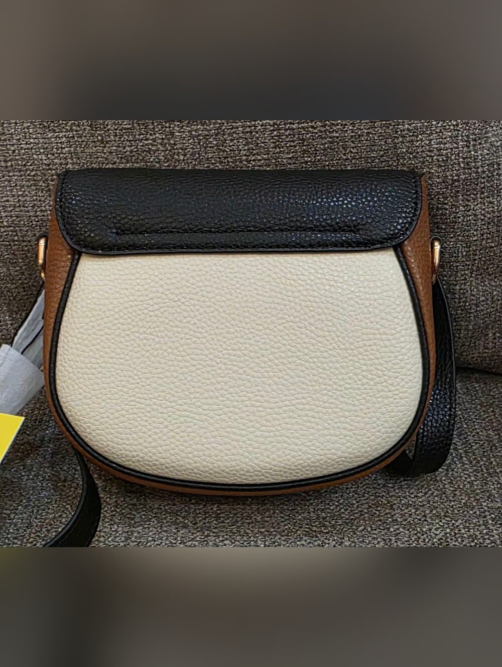 Marc Jacobs The Colorblock Pebble Saddle Bag - Picture 2 of 7